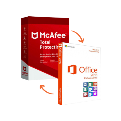 Office 2016 Professional + McAfee Total Protection – Bundle