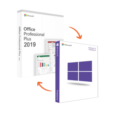 Windows 10 Pro + Office 2019 Pro Plus Bundle – Lifetime License | Genuine Activation Keys