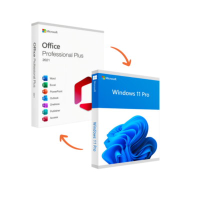 Windows 11 Pro + Office 2021 Pro Plus Bundle – Lifetime License | Genuine Activation Keys
