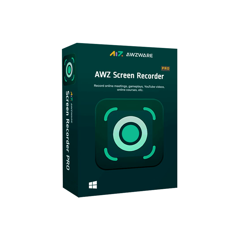 AWZ Screen Recorder Pro for PC – Lifetime License | HD Screen Recording & Video Capture Software