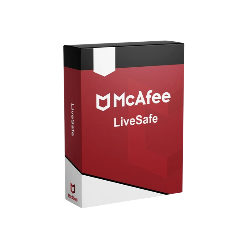 Buy McAfee LiveSafe | Windows, Mac, Android & iOS | Antivirus License