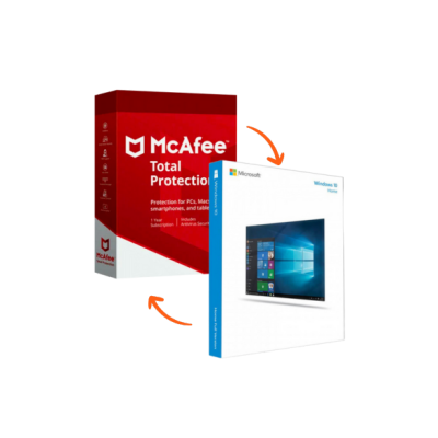 Buy Windows 10 Home + McAfee Total Protection Bundle | 1 Device 1 Year