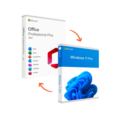 Buy Windows 11 Pro + Office 2021 Pro Plus Bundle | 1 PC License