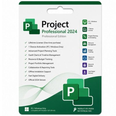 Microsoft Project Professional 2021 Product Key – Lifetime License