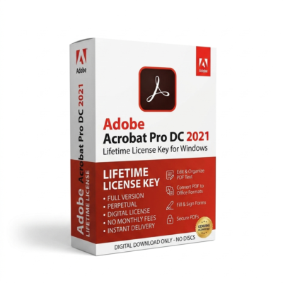 Adobe Acrobat Pro DC 2021 Lifetime License Key for Windows