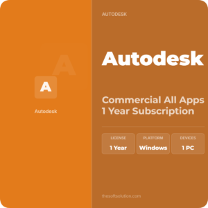 Autodesk Commercial All Apps 1 Year Subscription