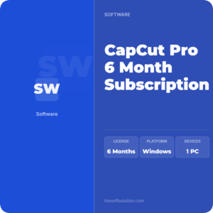 CapCut Pro 6 Month Subscription
