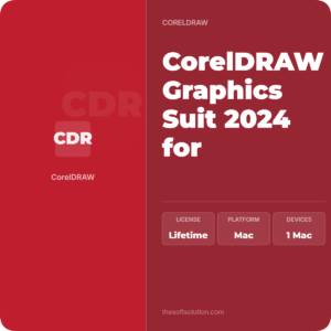 CorelDRAW Graphics Suit 2024 for 1 Mac Key Lifetime