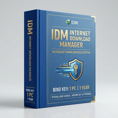 IDM Internet Download Manager Bind Key 1 PC 1 Year