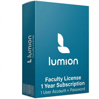 Lumion Faculty License 1 Year Subscription 1 User Account+Password