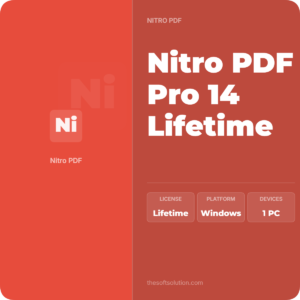 Nitro PDF Pro 14 Lifetime Activation Manual Key
