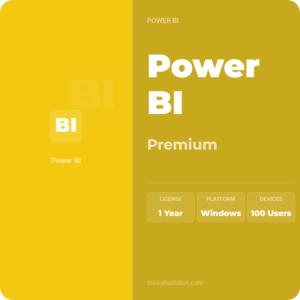 Power BI Premium 100 Users 1 Year Redeem Code