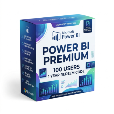 Power BI Premium 100 Users 1 Year Redeem Code