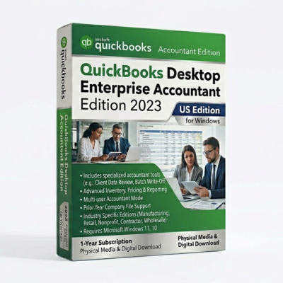 QuickBooks Desktop Enterprise Accountant Edition 2023 US for Windows