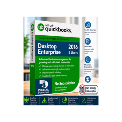 QuickBooks Desktop Enterprise Solutions 2016 US for Windows
