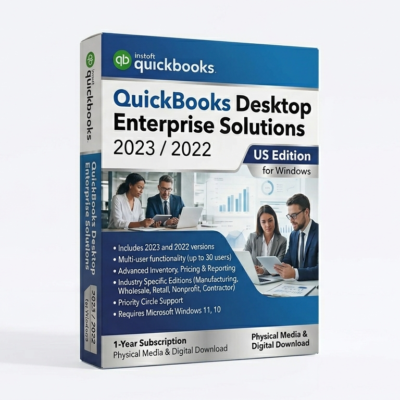 QuickBooks Desktop Enterprise Solutions 2023/2022 US for Windows