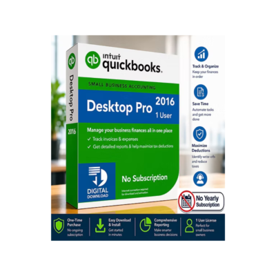 QuickBooks Desktop Pro 2016 US for Windows