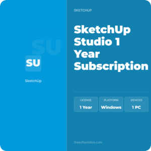 SketchUp Studio 1 Year Subscription