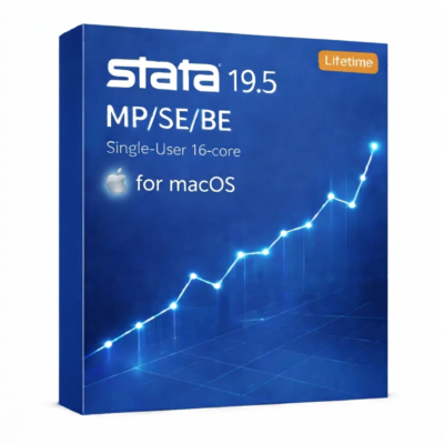 Stata 19.5 MP/SE/BE Single-user 16-core Perpetual Key for Mac