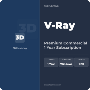 V-Ray Premium Commercial 1 Year Subscription Account+Password