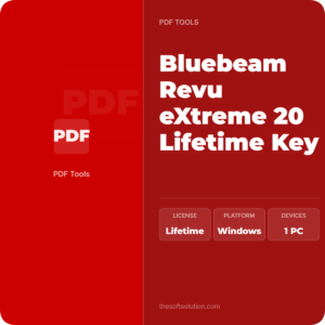 Bluebeam Revu eXtreme 20 Lifetime Key