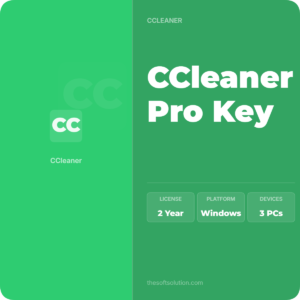 CCleaner Pro Key 3 PC 2 Year