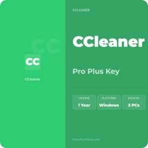 CCleaner Pro Plus Key 3 PC 1 Year