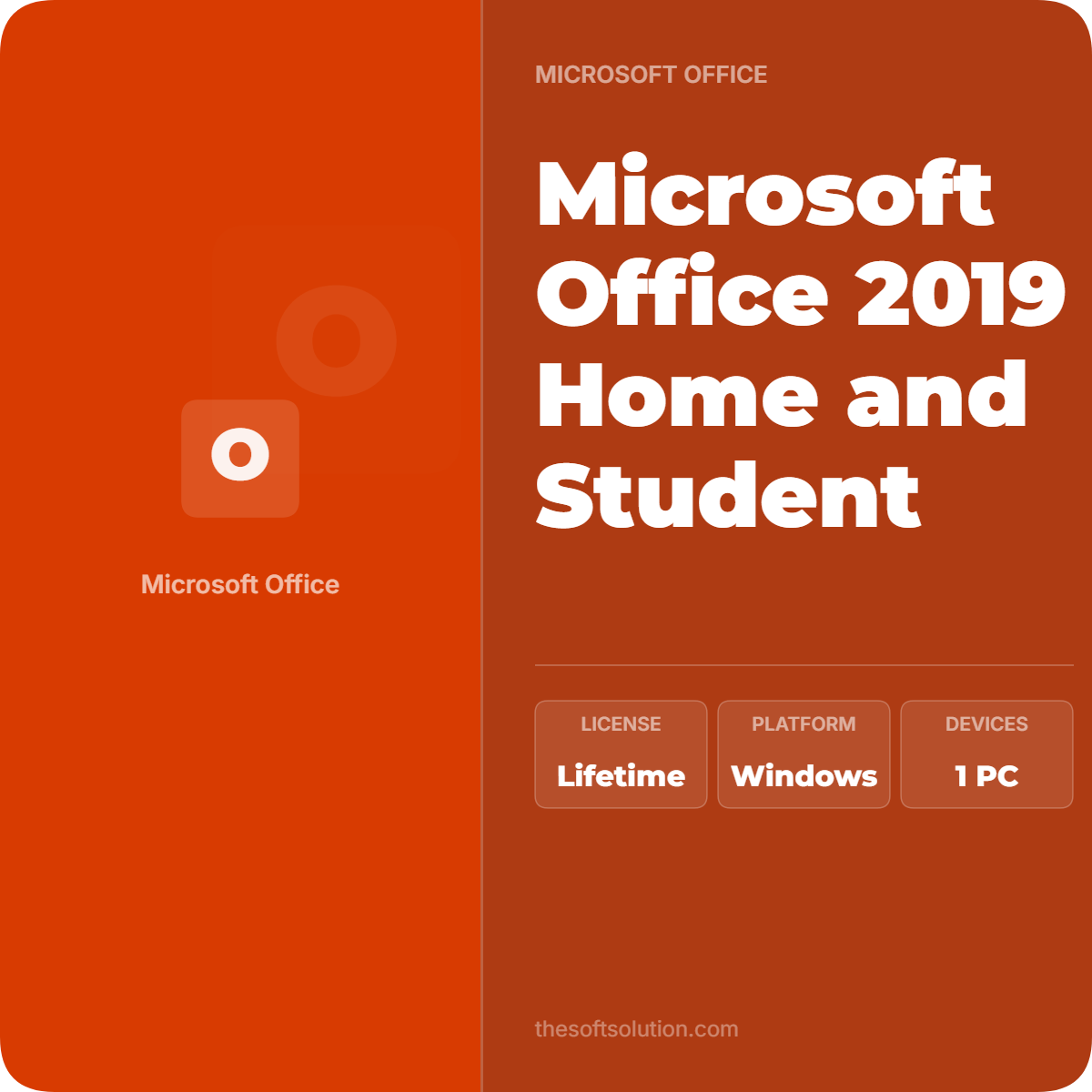 MICROSOFT OFFICE 2019 HOME AND STUDENT RETAIL BIND KEY 1 PC 1 MICROSOFT OFFICE 2019 HOME AND STUDENT RETAIL BIND KEY 1 PC