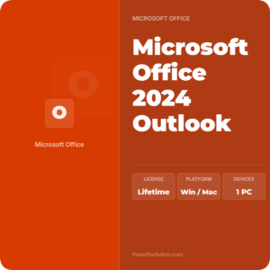 Microsoft Office 2024 Outlook Retail Key 1 PC/Mac