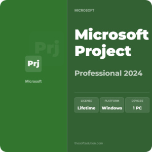 Microsoft Project Professional 2024 Retail Key 1 PC