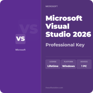 Microsoft Visual Studio 2026 Professional Key 1 PC Lifetime