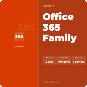 Microsoft 365 Personal 5 Device 1TB 1 Year 1 User