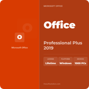 Office Professional Plus 2019 MAK Key 1000 PC