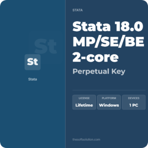 Stata 18.0 MP/SE/BE 2-core Perpetual Key for Windows