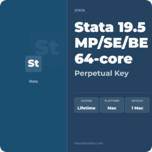 Stata 19.5 MP/SE/BE 64-core Perpetual Key for Mac