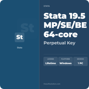 Stata 19.5 MP/SE/BE 64-core Perpetual Key for Windows