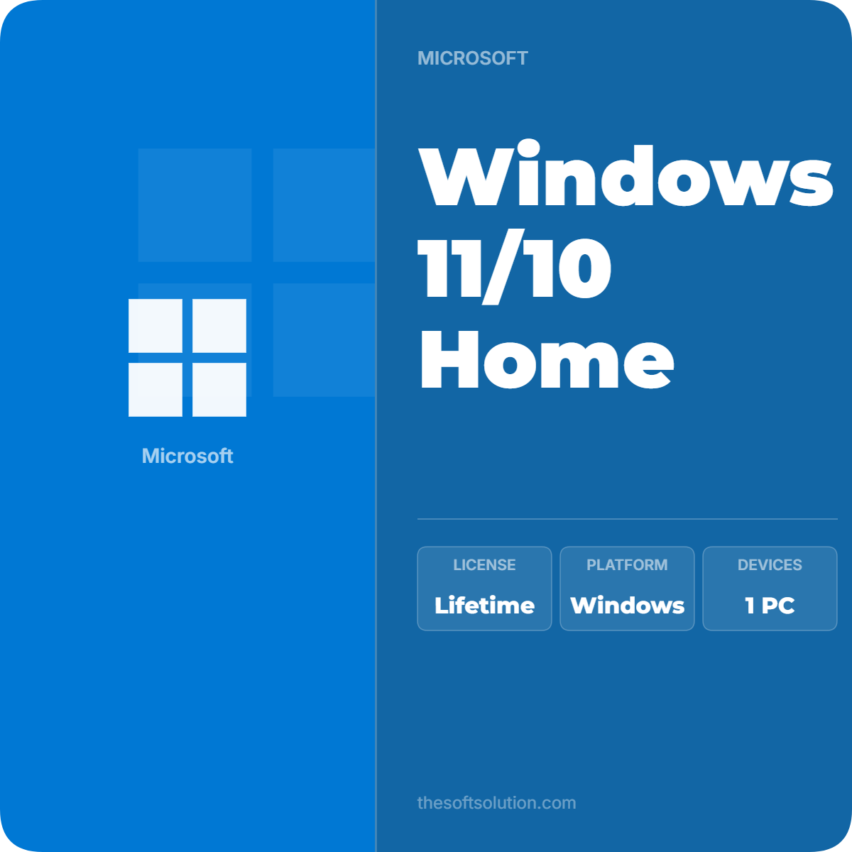 WINDOWS 11/10 HOME OEM KEY 1 PC 1 WINDOWS 11/10 HOME OEM KEY 1 PC