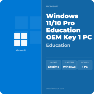 Windows 11/10 Pro Education OEM Key 1 PC