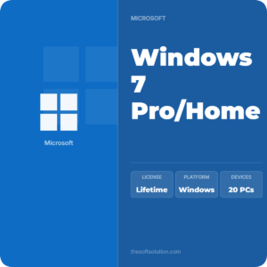 Windows 7 Pro/Home MAK Key 20 PC