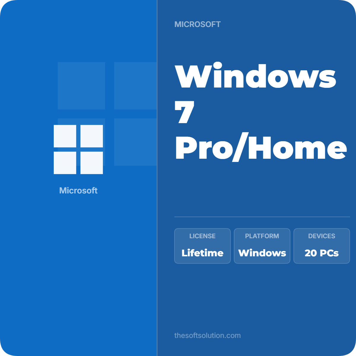 WINDOWS 7 PRO/HOME MAK KEY 20 PC 1 WINDOWS 7 PRO/HOME MAK KEY 20 PC