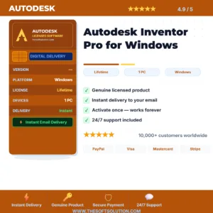 Buy Autodesk Inventor Pro for Windows – Genuine License | The Soft Solution