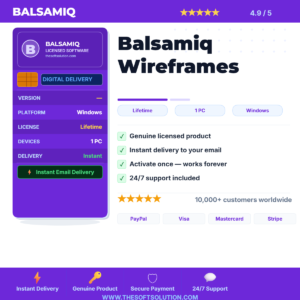 Buy Balsamiq Wireframes – Rapid User Interface Mockup and Wireframing Tool – Genuine License | The Soft Solution