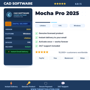 Buy Mocha Pro 2025 – Advanced Motion Tracking and Visual Effects Software – Genuine License | The Soft Solution