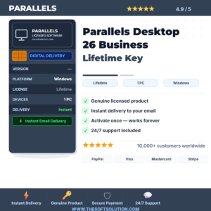 Buy Parallels Desktop 26 Business Lifetime Key – Genuine License | The Soft Solution