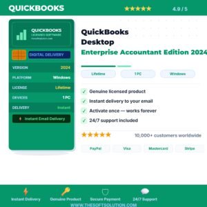 Buy QuickBooks Desktop Enterprise – Genuine Account Access – TheSoftSolution