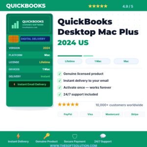 Buy QuickBooks Desktop Mac Plus 2024 US – Genuine License | The Soft Solution