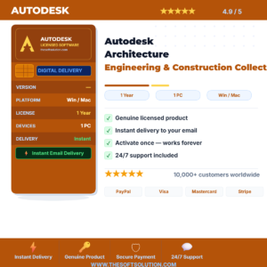Buy Autodesk Architecture Engineering & Construction Collection Commercial – 1 Year Subscription – Genuine License | The Soft