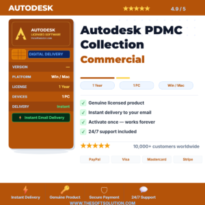 Buy Autodesk PDMC Collection Commercial – 1 Year Subscription – Genuine License | The Soft Solution