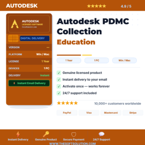 Buy Autodesk PDMC Collection Education – 1 Year Subscription – Genuine License | The Soft Solution