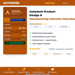 Buy Autodesk Product Design & Manufacturing Collection Education – 1 Year Subscription – Genuine License | The Soft Solution